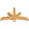 Ekena Millwork Alberta Rough Sawn Timber Gable Bracket, Western Red Cedar, 48"W x 30"H x 4"D x 4"F, 15/12 Pitch GBW048X30X0404ALB00RWR - alternate 5